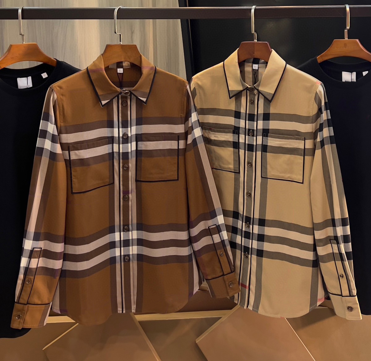 High Quality Designer And Plaid Pattern Casual Loose New Coat Top Women's Open Front Long Sleeved Shirt c20a