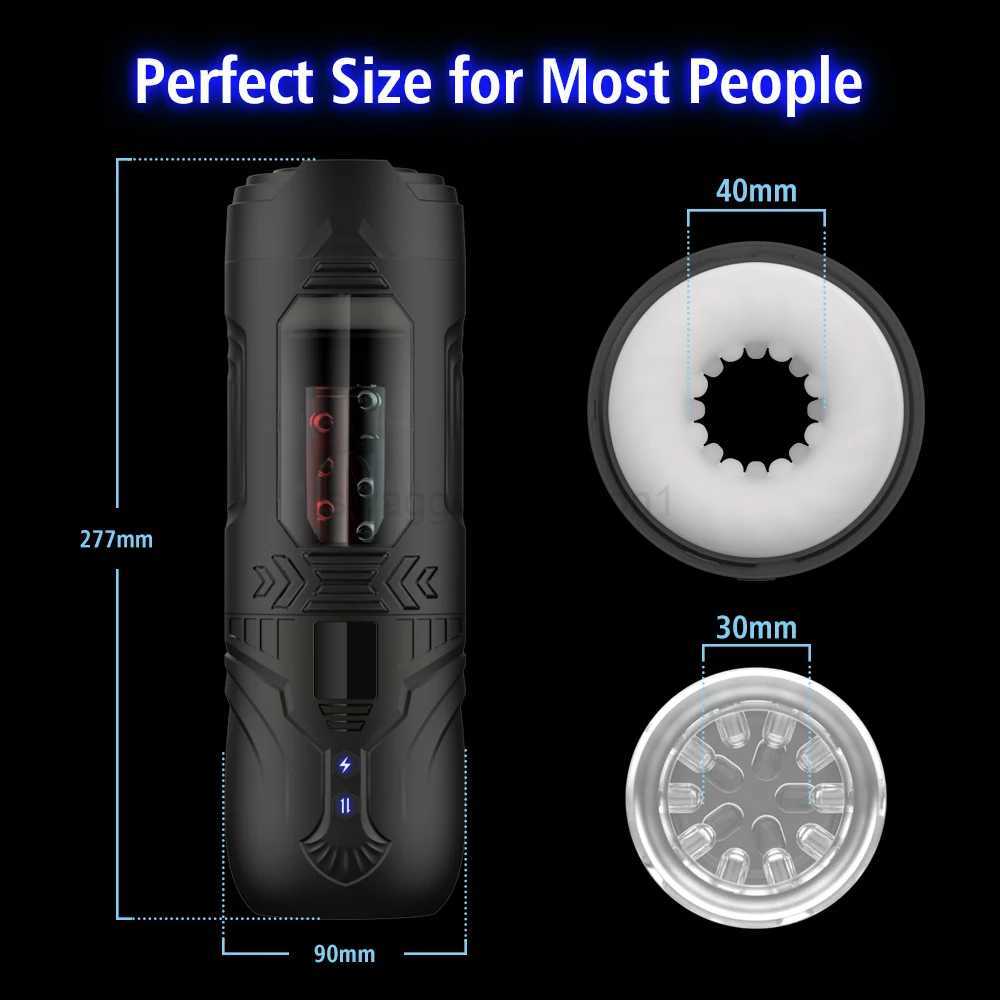 Automatic Male Masturbator Cup Telescopic Rotation Vagina Masturbation sexes Toys for Men Blowjob Mastubator Adults SuppliesB240708