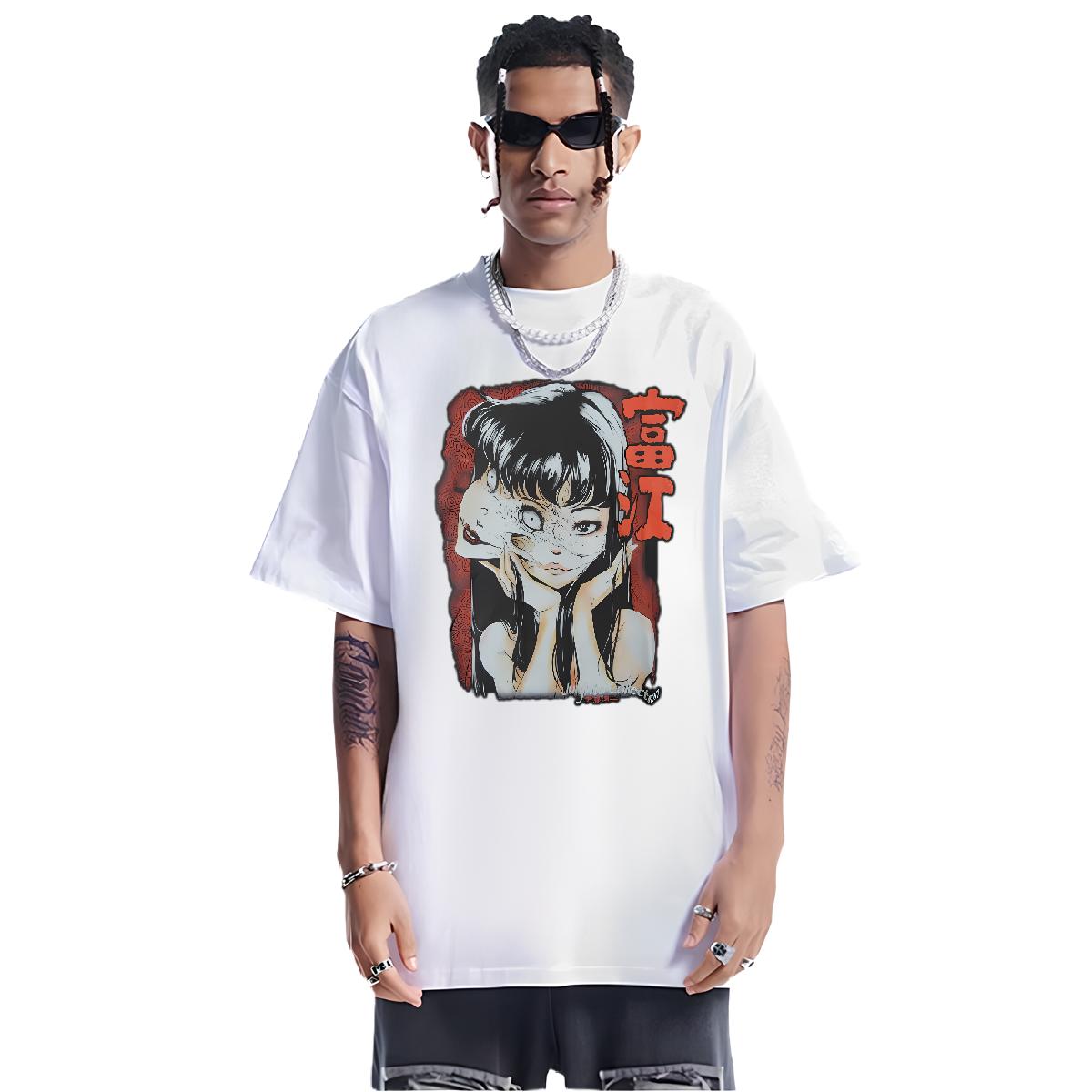 Wholesale T Shirts Men Anime Mens Tshirts Outdoor Crew Neck Cotton Breathable Designer Tops Shirt