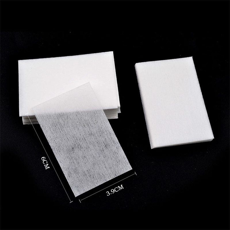 Nail cotton polishing removing wet towel gel cleaning ergonomic napkin non-woven cloth cleaning UV gel polishing paper pad towel nail tool #v 240705