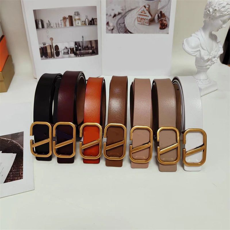 Belt Blet Men's and Women's Solid Color Simple Casual Cintura Fashion Exquisite Valentine's Day Gift 2.5cm Fashion Belt Female Designer Belt Fashion Women's Wear Belt