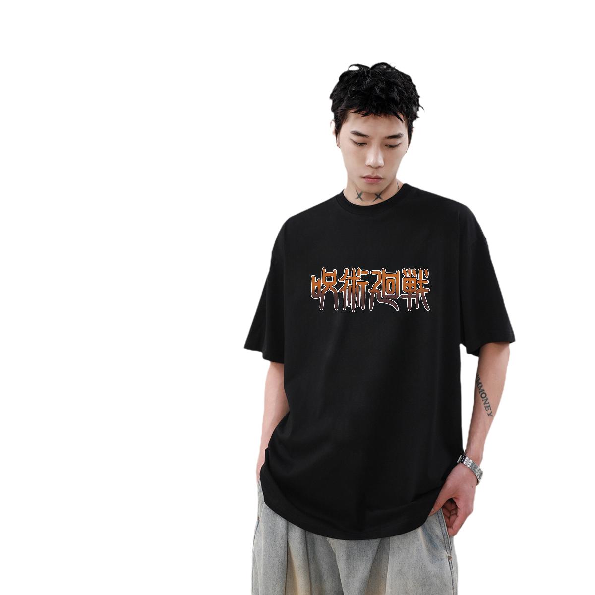 2024 New T Shirts Men Floral Print Men Tees Sports Casual Crew Neck Cotton Cool Tee Shirt