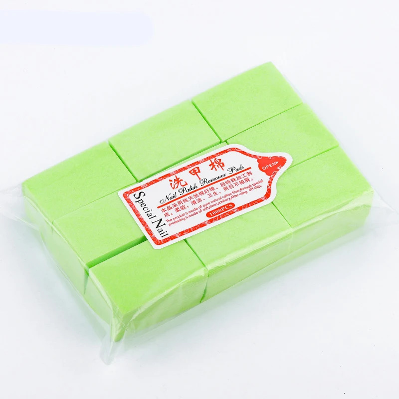 Nail polish removal wet towel cleaning lint free paper pad soap r tool 240705