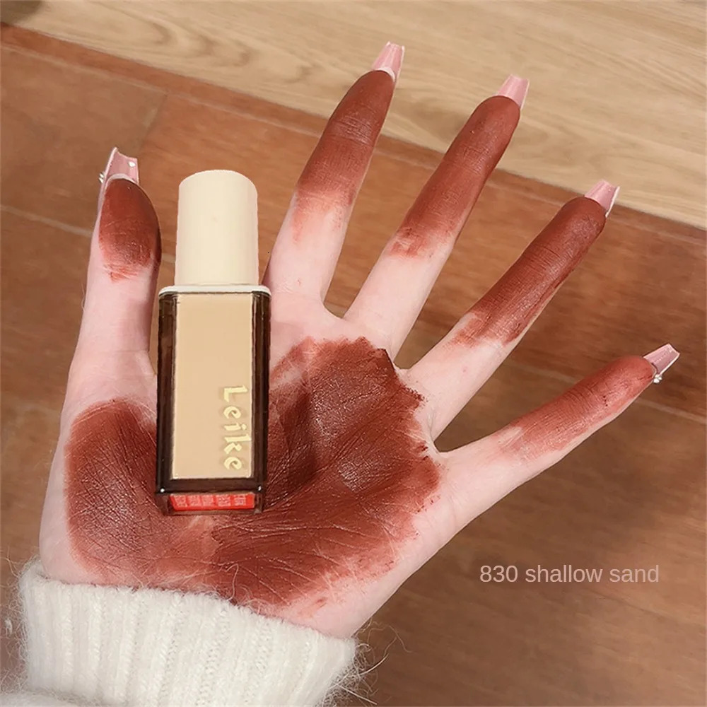 Deep red velvet matte lipstick waterproof durable matte lipstick adhesive free cup makeup lip gloss cosmetics 240705
