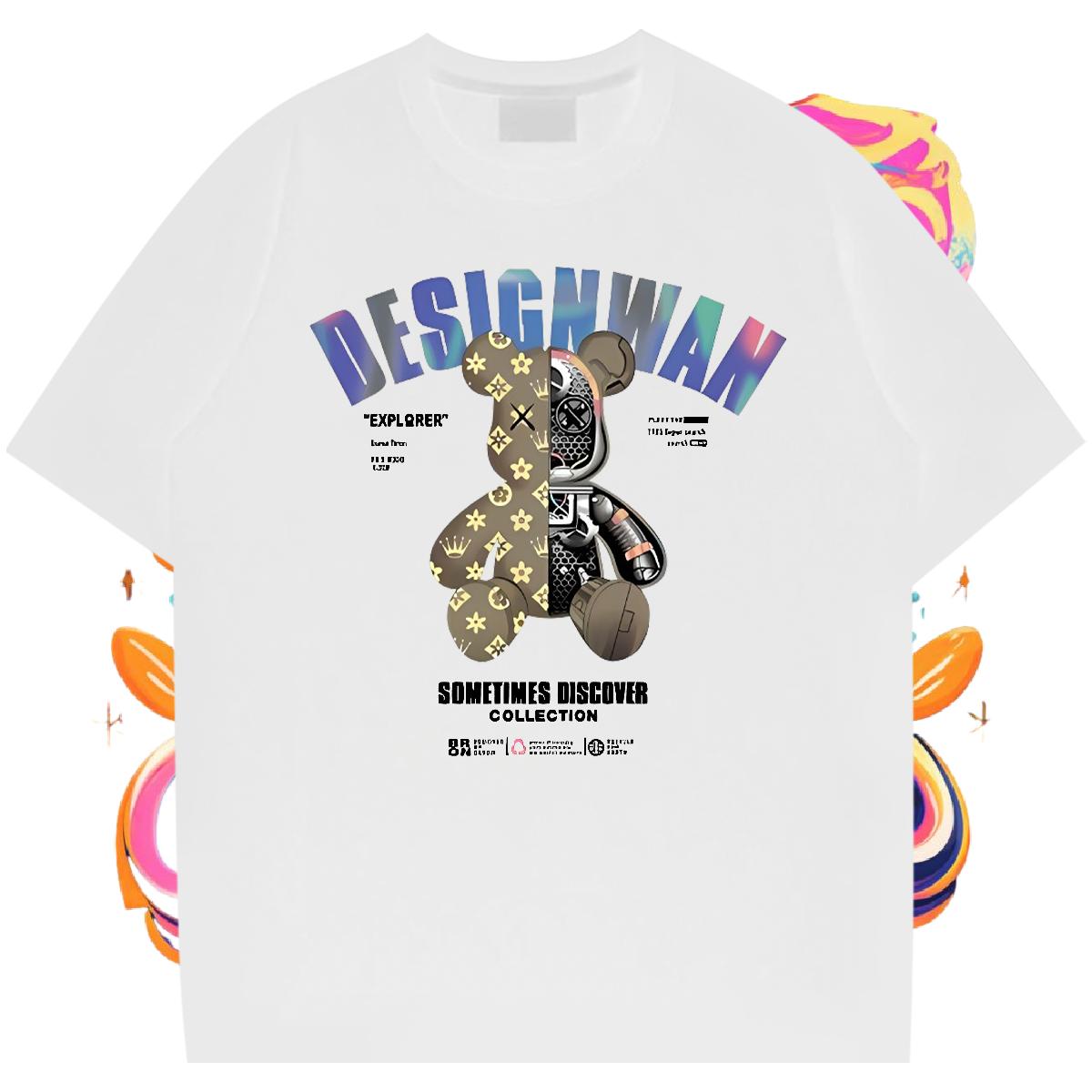 Classic Man T Shirts Customized Tshirt for Man Woman Beach Cotton Breathable Short Sleeve Designer Polos