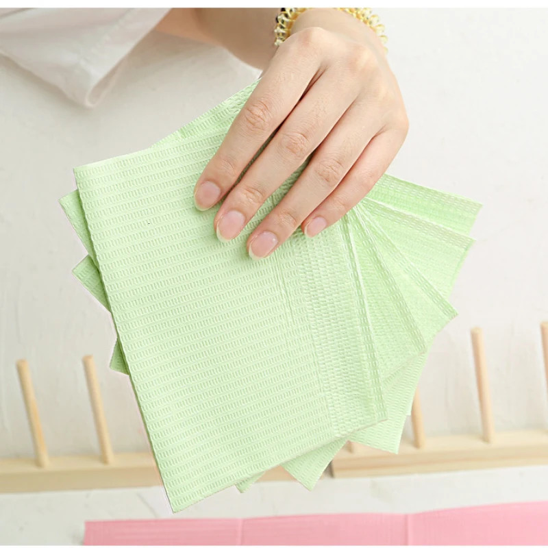 5/20 pieces of nail art table mat disposable cleaning pad for nail care gel polishing waterproof tablecloth operating tool accessories 240705