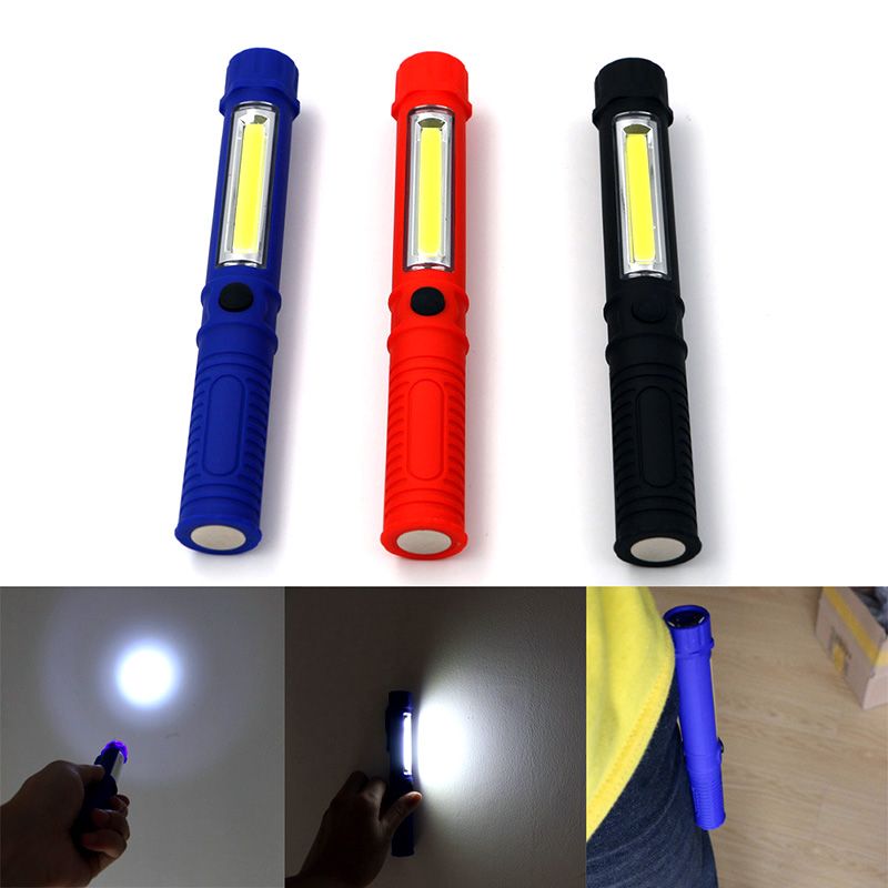 Torcia LED COB Mini Pen Torcia Multifunzione