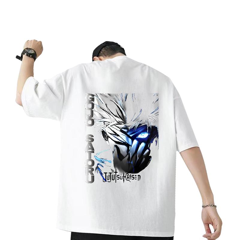 Fashion Designer T Shirts Men Anime Print Men Tops Tees Spring Summer Short sleeve Cotton Soft Unisex Polos