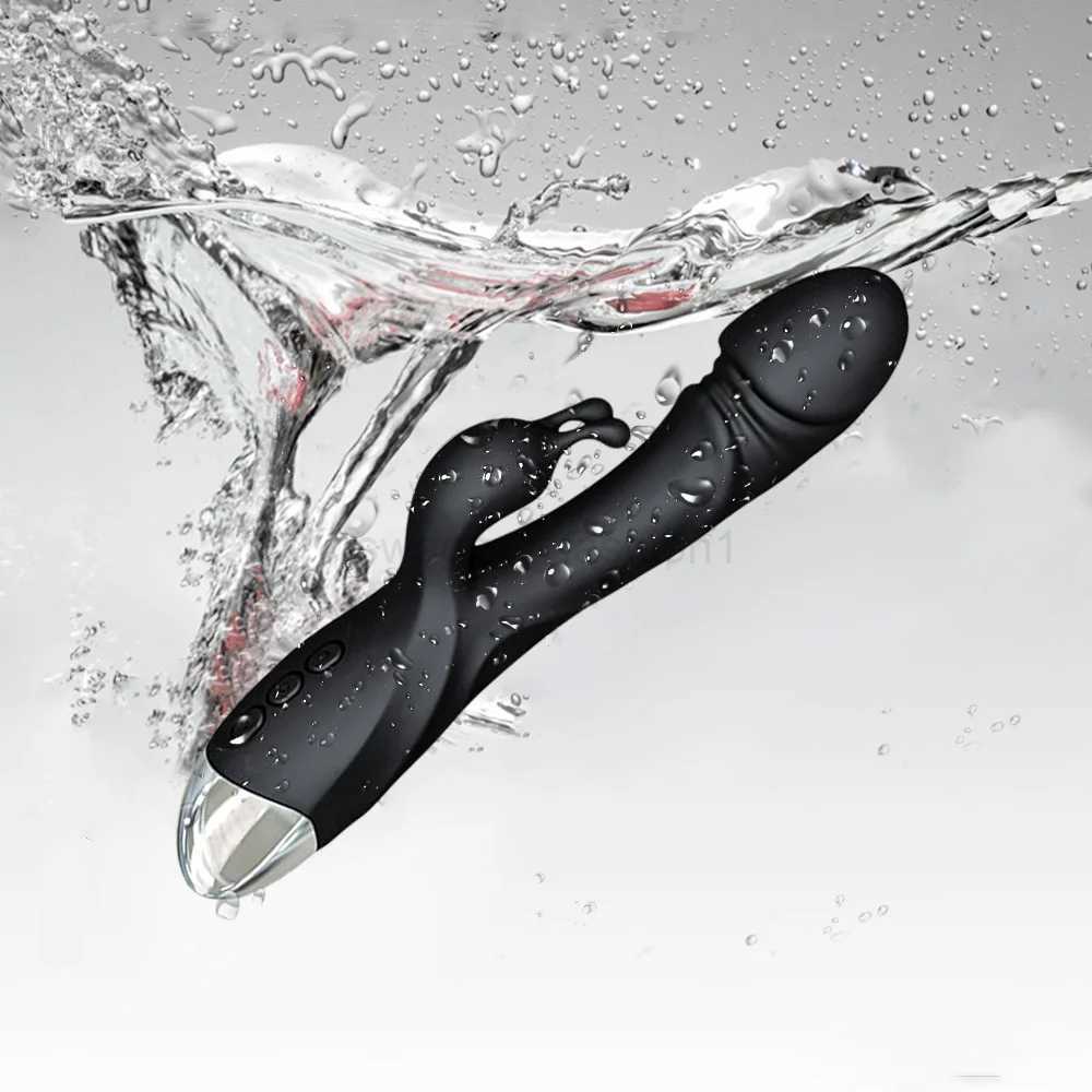 Rabbit Vibrator for Women Powerful G Spot Female Clitoris Stimulator Vagina Nipple Massage Dildo Silent Adults sexes ToyB240708