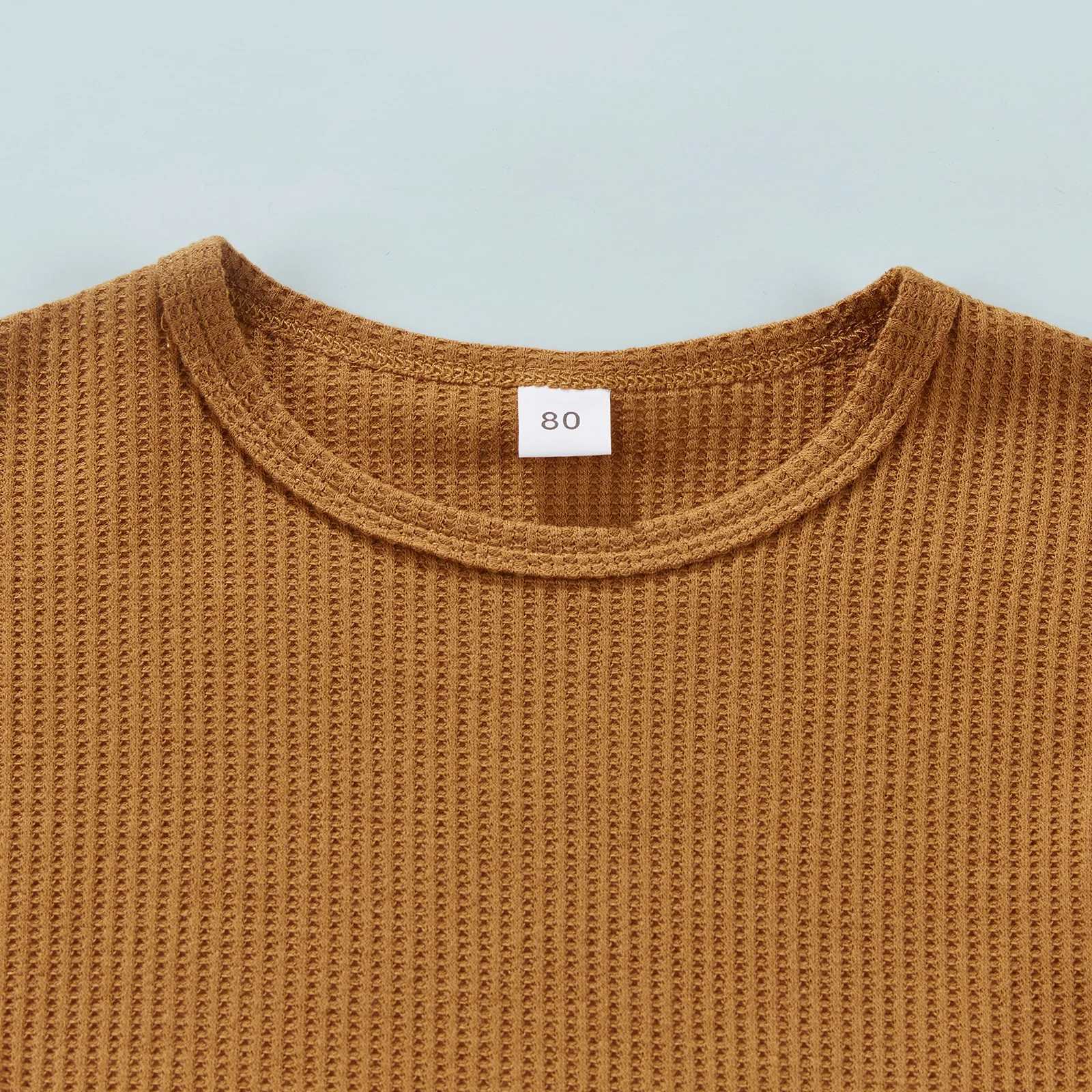 Clothing Sets 2021-12-01 Lioraitiin 0-4Years Toddler Kids Girl Solid Color Round Neck Short Sleeve T-Shirt+ Shorts with Pockets R240708