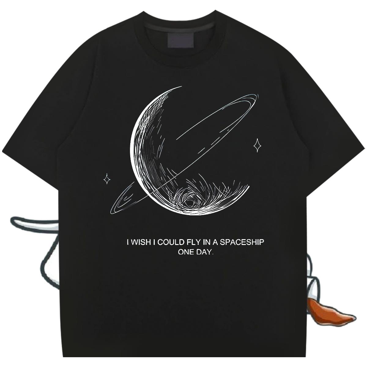 2024 Summer Man T Shirts Custom Cartoon Street Wear Men Tees Breathable Short Sleeve 5A