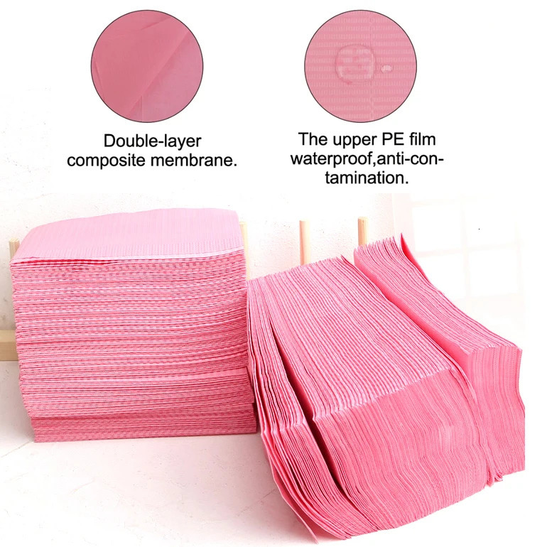 5/20 pieces of nail art table mat disposable cleaning pad for nail care gel polishing waterproof tablecloth operating tool accessories 240705
