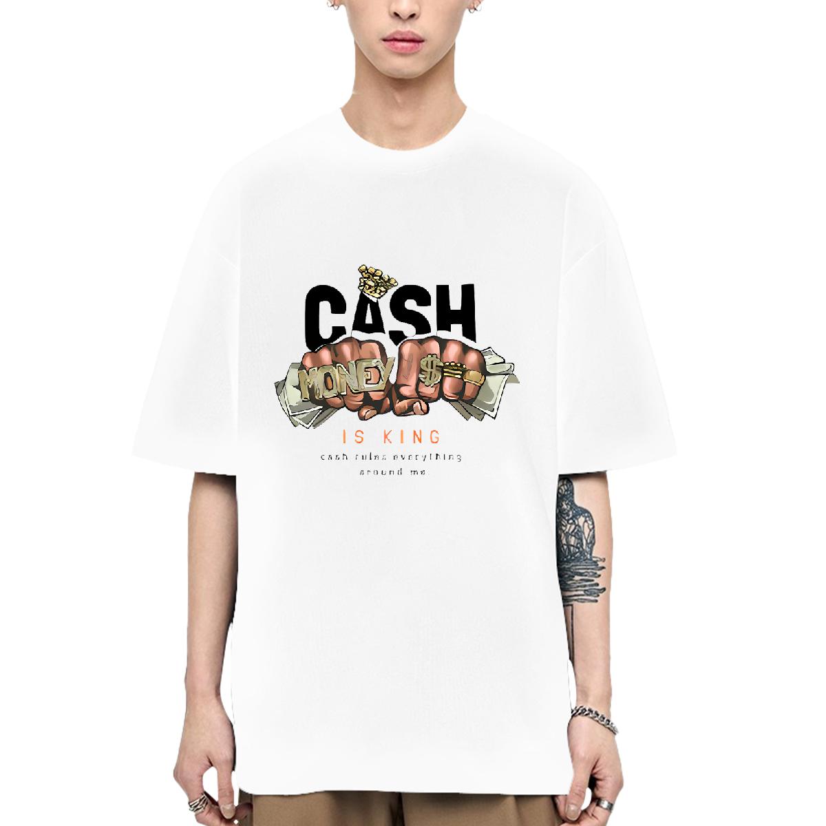 Unisex T-Shirts for Men Hip Hop Street O-Neck Short Sleeve Cotton Men Tops Tees Fashion New Custom Print Oversized Tops Shirt