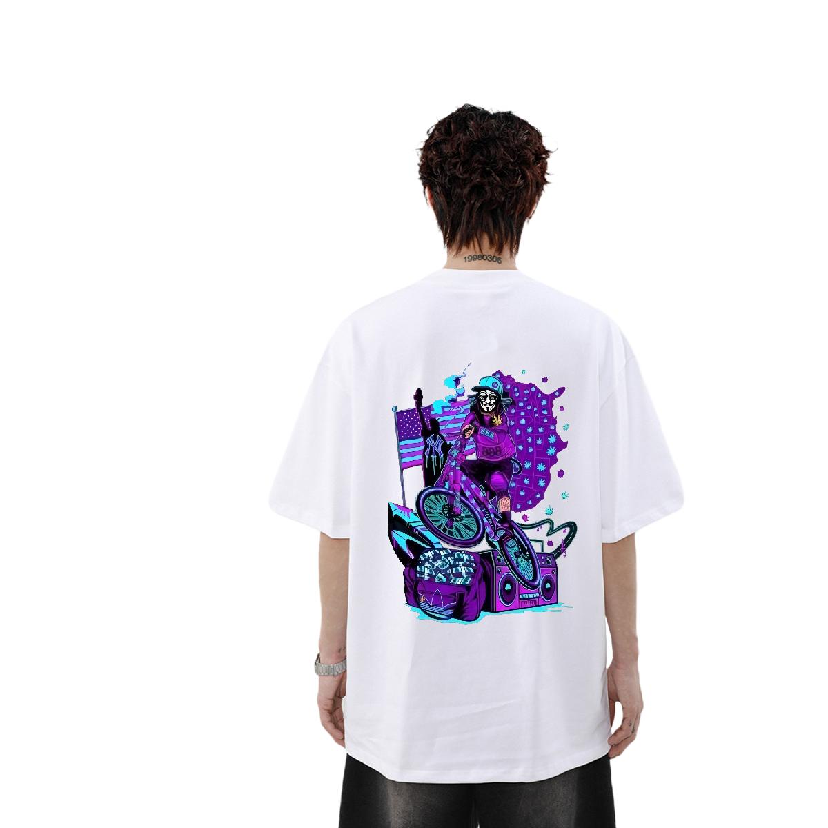 Cool Design T Shirt For Man Casual Daily Wear Short sleeve Cotton Soft Men Clothes T-Shirt Classic Casual Custom Cartoon Top Tees