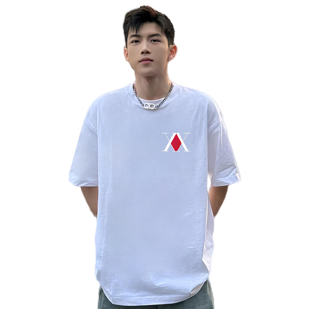 Cool Design Couples T Shirts Crew Neck Cotton Breathable High Street Hip Hop T-Shirts DIY Anime Fashion Designer Tee Shirt