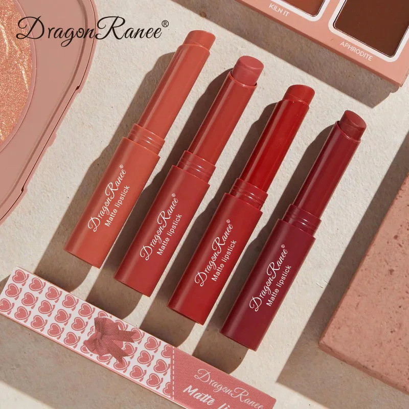 12 colors matte lipstick beauty lipstick gloss lipstick coloring balm rotating lipstick makeup nude bean paste 240705