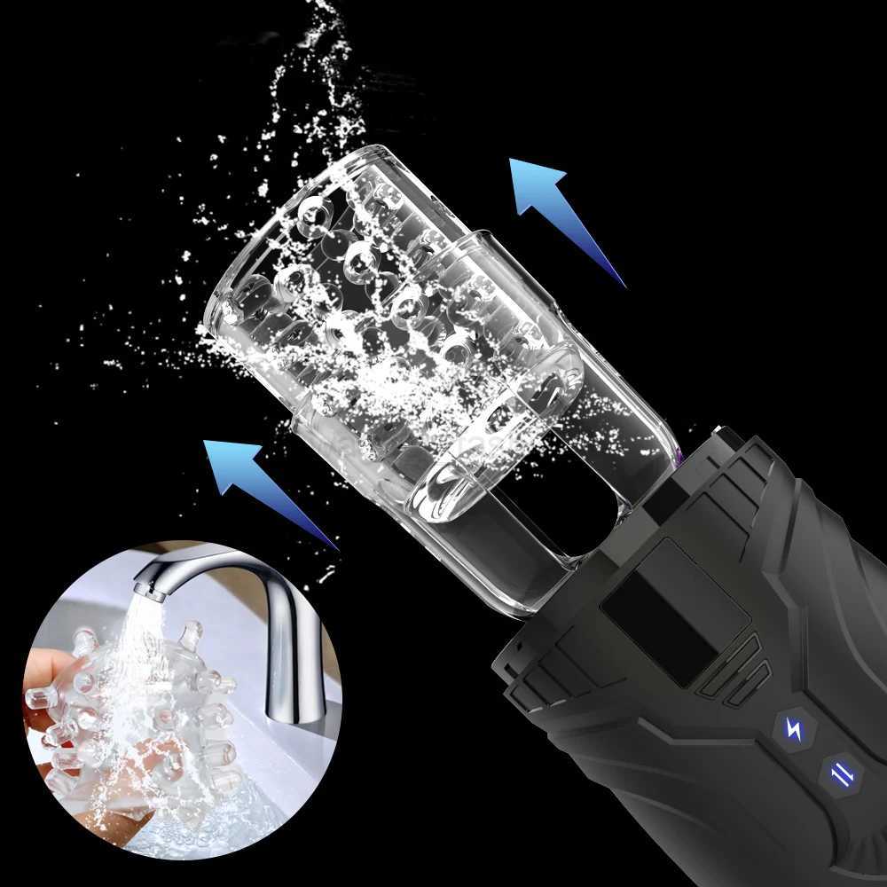 Automatic Male Masturbator Cup Telescopic Rotation Vagina Masturbation sexes Toys for Men Blowjob Mastubator Adults SuppliesB240708
