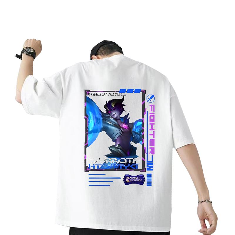 High Quality Men Clothes T-Shirt Cotton Breathable Short Sleeve Sports Casual Man T Shirts Plus Size Cartoon Brand Tee Shirt