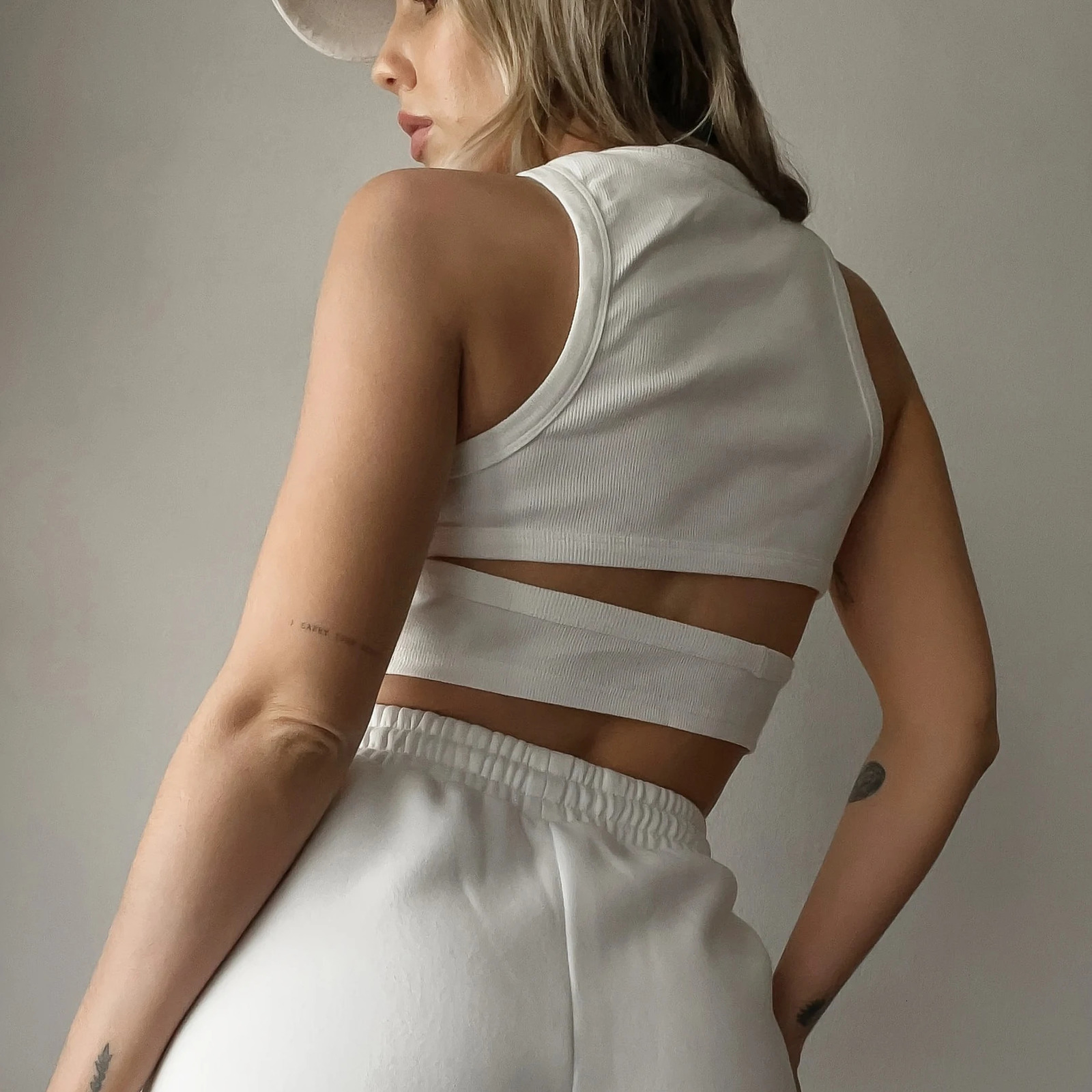 Vest top Womens y2k Tank Top Ribbed Knitted Tops Mujer Neck Summer Woman Shirts Tank Top Women Tank Tops Brown Casual Shirts 240703