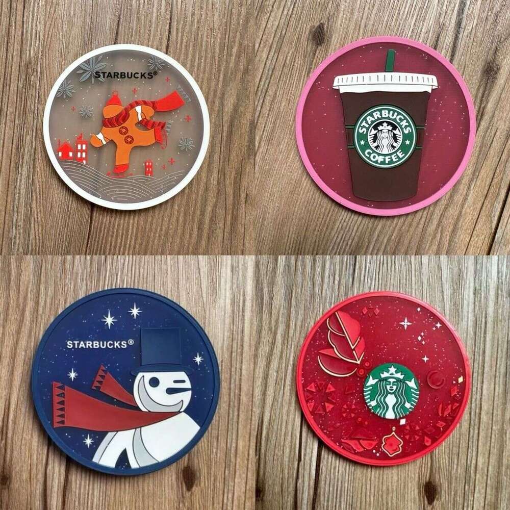 Classic Straw Starry Ice Sakura Cup Cushion Style women Cute Simple Coaster men Multiple Options