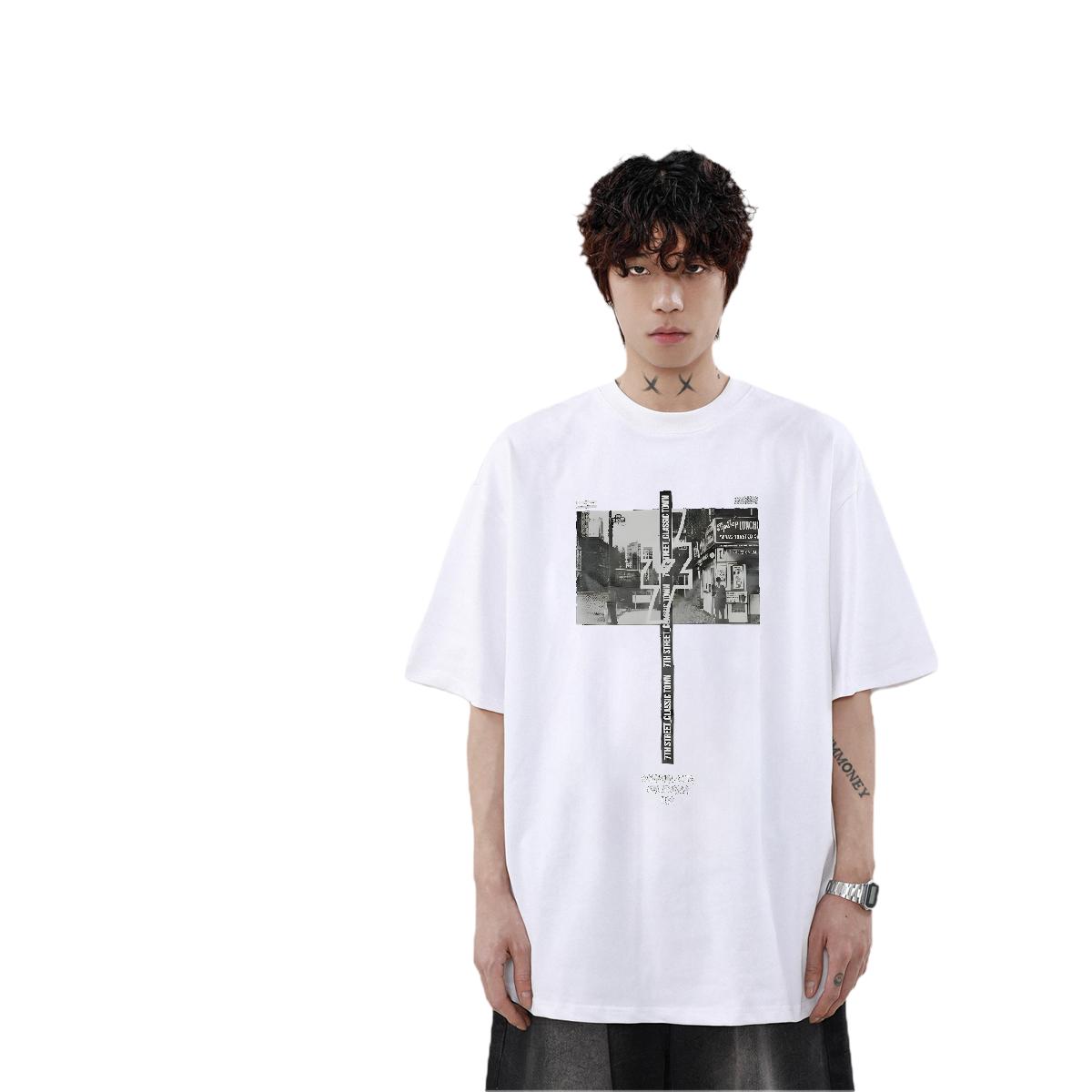 High Quality Classic Cartoon Print T-Shirts for Men - Streetwear Tees in Breathable Cotton