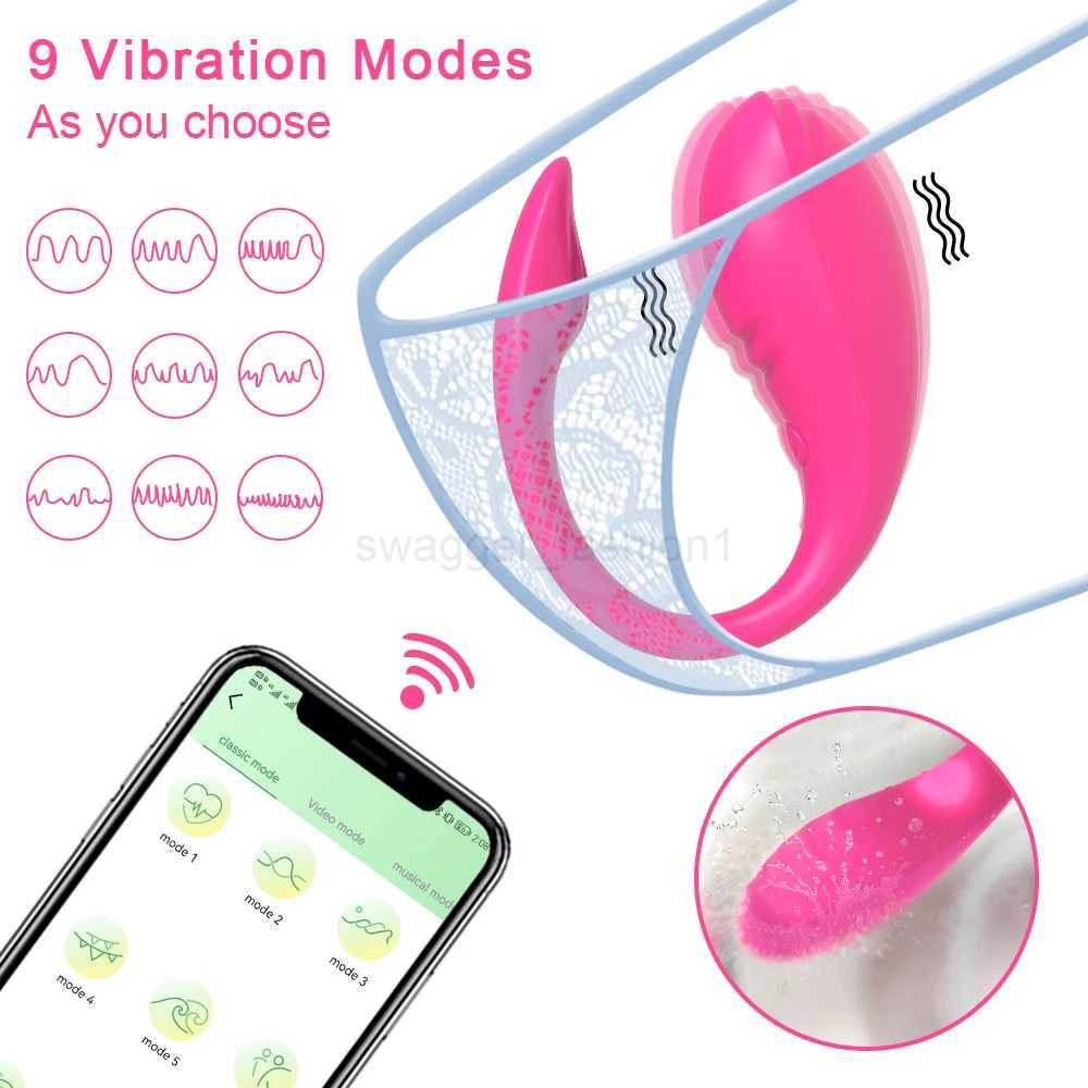 Wireless Bluetooth APP Vibrator Female Remote Control Clitoris Stimulator G Spot Massager sexes Toys for Women Adults PantiesB240708