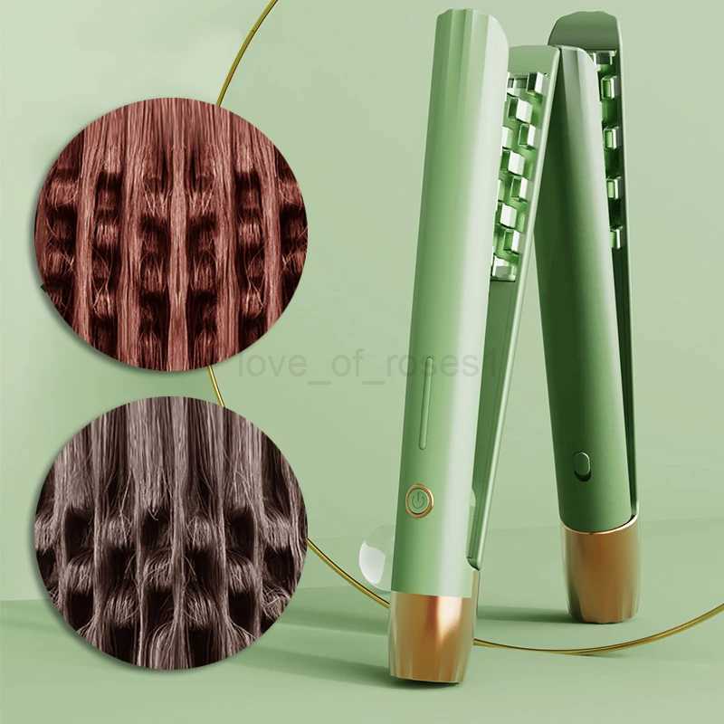 Mini Hair Curler Volumizing Hair Iron Fluffy 3D Grid Curler Splint Curling Iron Ceramic Corn Perm Hair Crimper Styling ToolsM240708