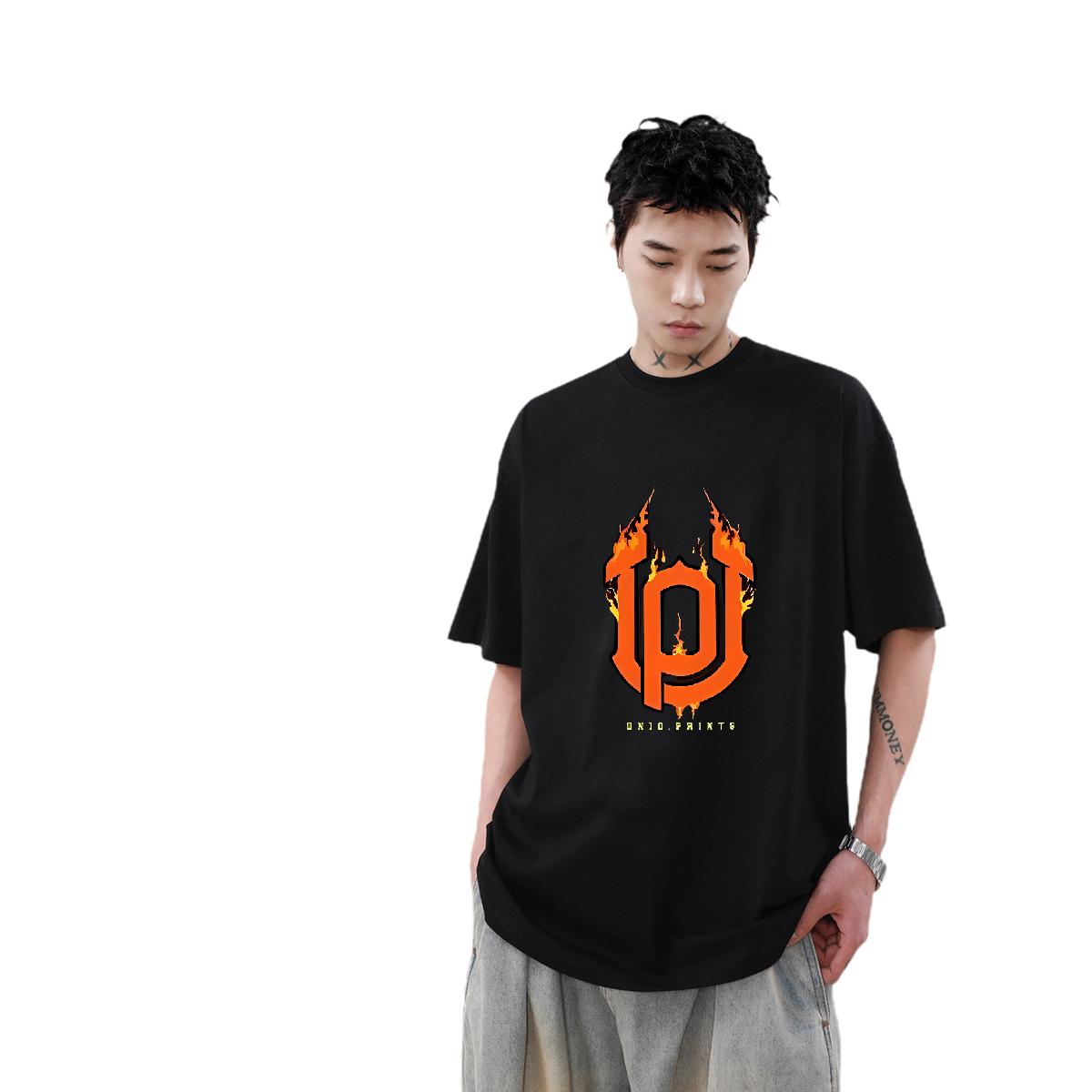 Fashion Designer Mens T Shirts Asian Size Men Tshirts Anime Printing Street Breathable Crew Neck Cotton Unisex Polos