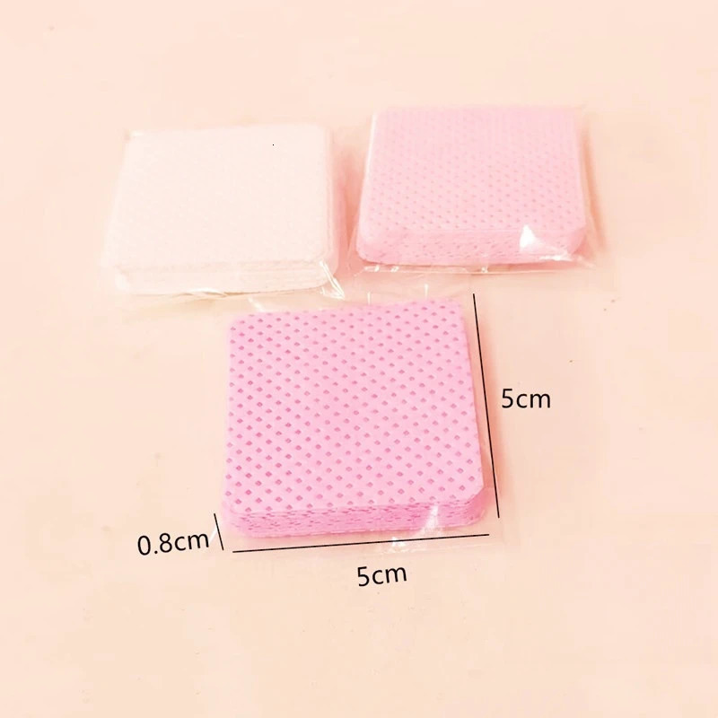 Wet tissue cotton eyelash r wet tissue glue bottle mouth anti foaming glue cleaning pad eyelash extension 240705