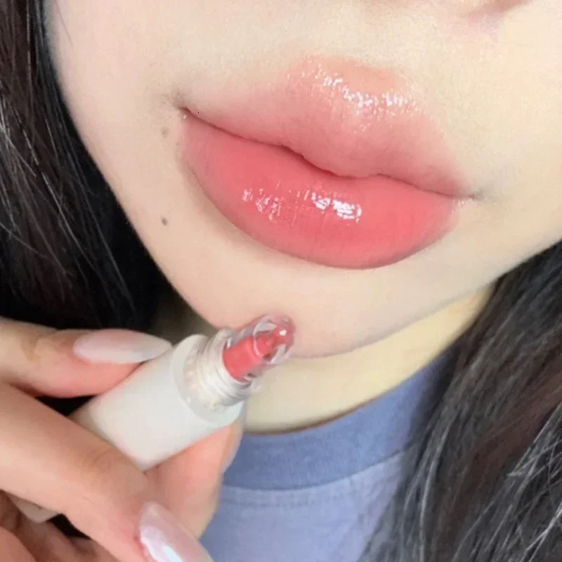 Water gloss mirror lipstick non stick cup lipstick long-lasting crystal liquid lipstick cosmetics 240705