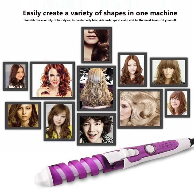 Mini Hair Curler Electric Curling Iron Professional Ceramic Hair Curler Wand Wave Curling Iron Hair Styling Tool Salon EquipmentZ240709