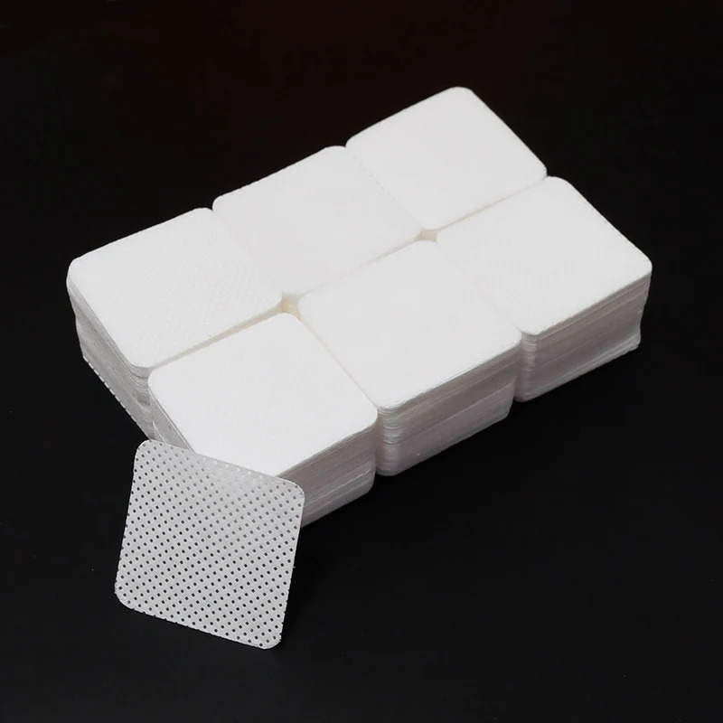 Lint free nail wipes nail polish r eyelash extender glue cleaning wipes absorbent soft removal tools nail art 240705