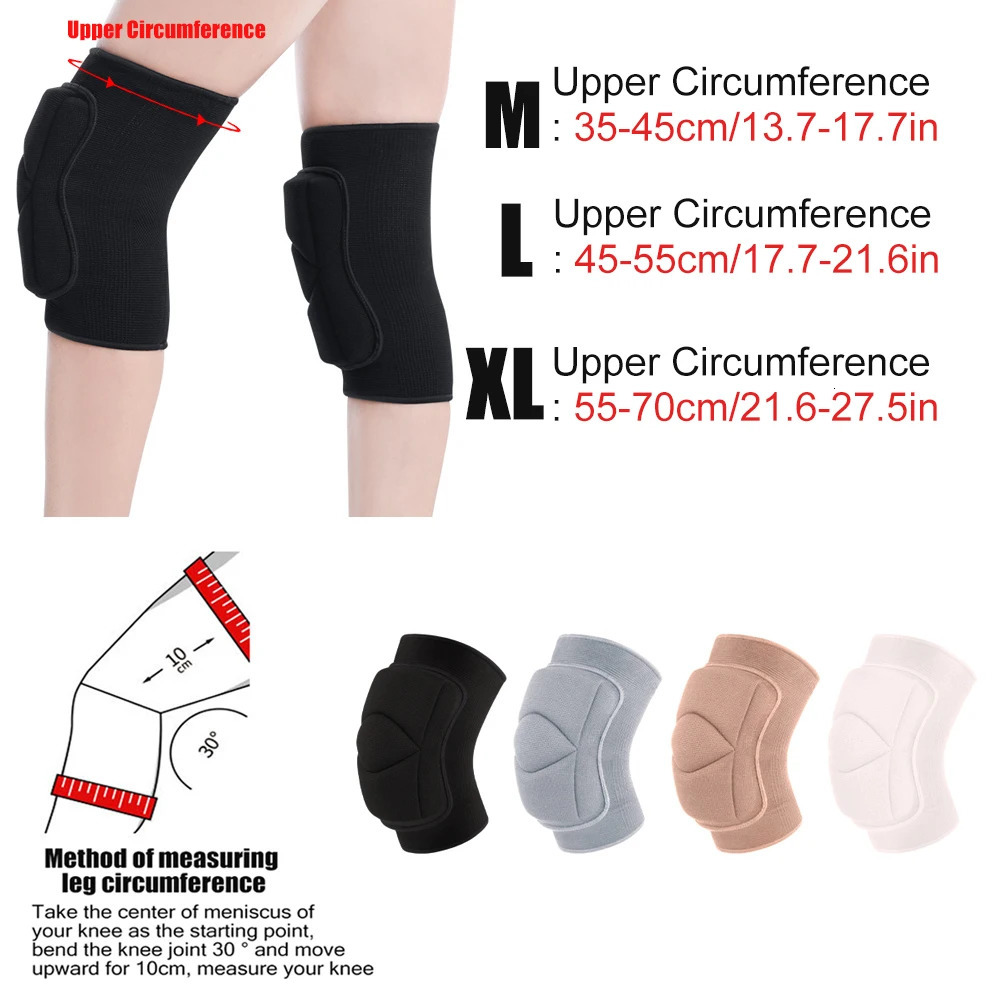 BraceTop Sports Non-Slip Knee Brace Soft Knee Pads Breathable Knee Sleeve for Dance Wrestling Gym Volleyball Basketball Running 240703