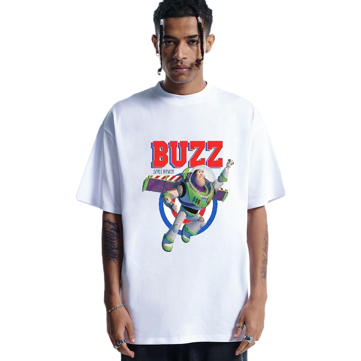 Fashion Designer T shirt Cartoon Printing S-3XL Anime Printing Street Tshirt for Man Woman Cotton O Neck Short Sleeves Loose