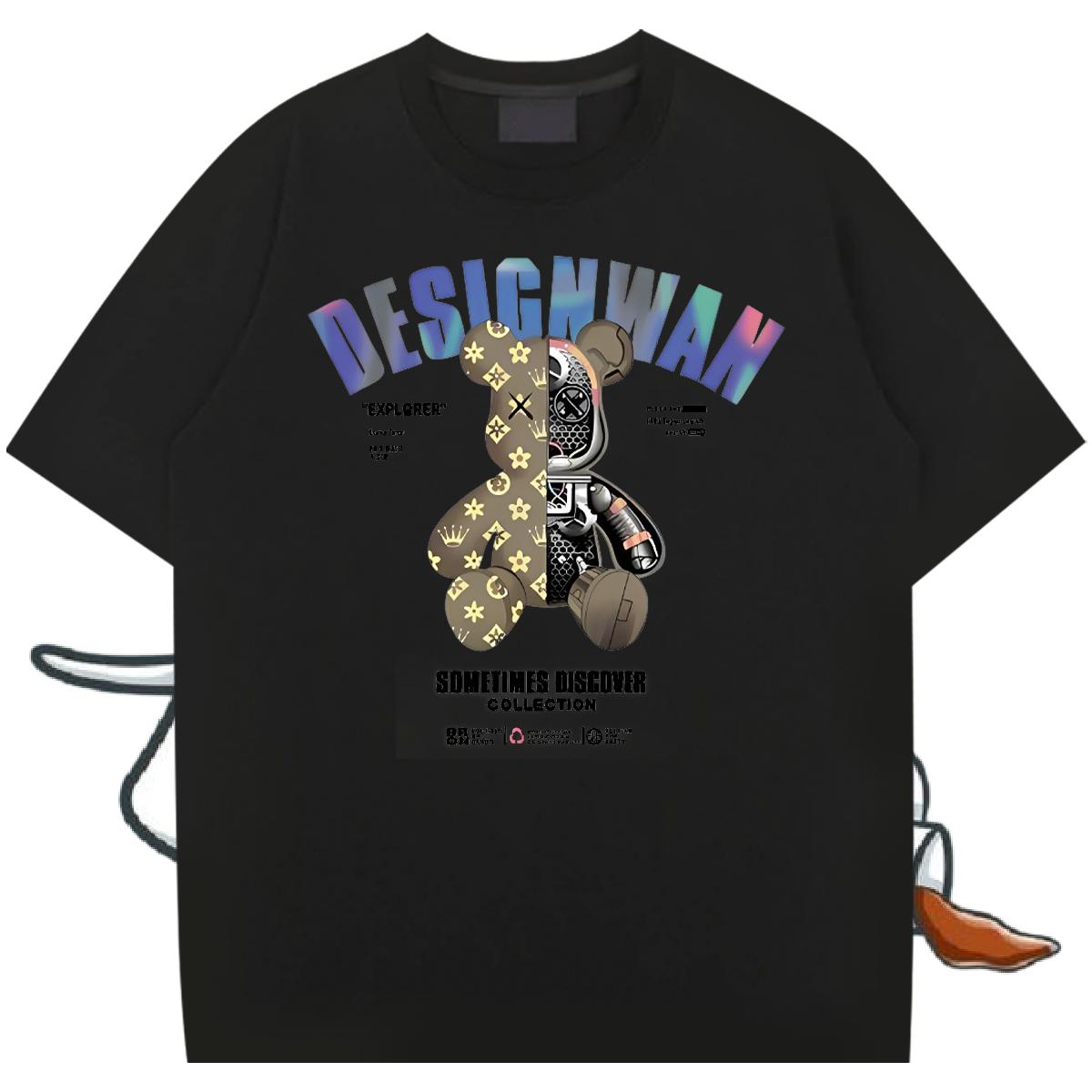 Loose Fit Men Tshirts Short sleeve Cotton Soft Summer Casual T-Shirts for Men DIY Printed DIY Customized Clothes