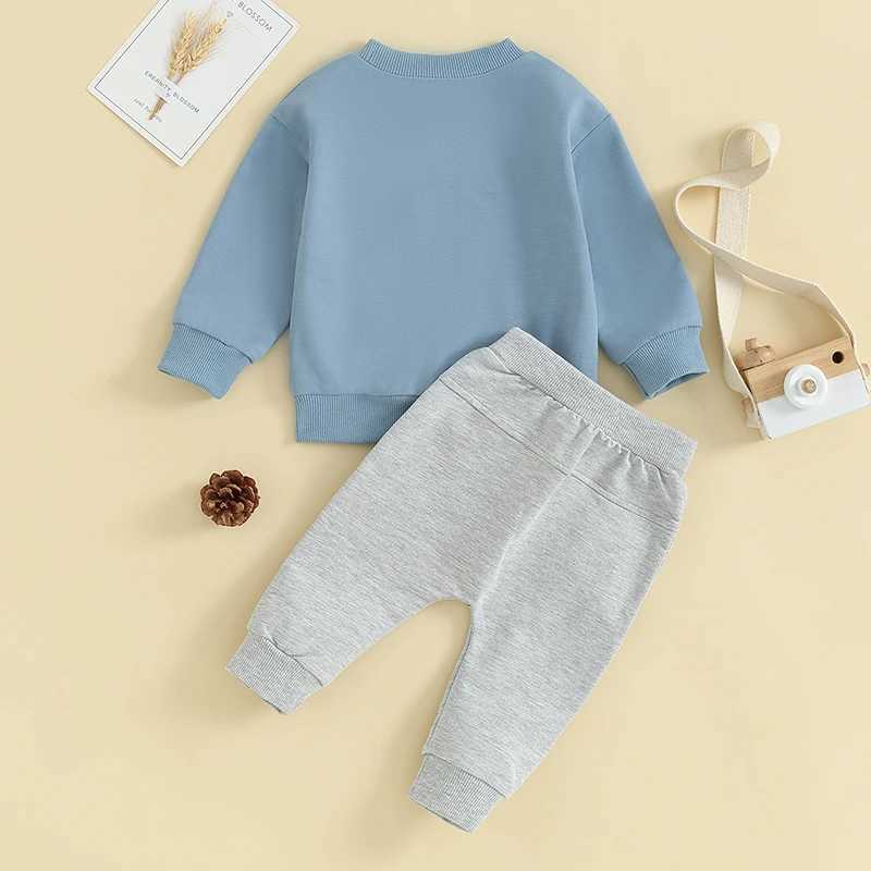 Clothing Sets Spring Autumn Baby Boy Clothes Set Letter Print Sweatshirt Pants 2pcs/set Cotton Suits Children Clothing Toddler Tracksuits