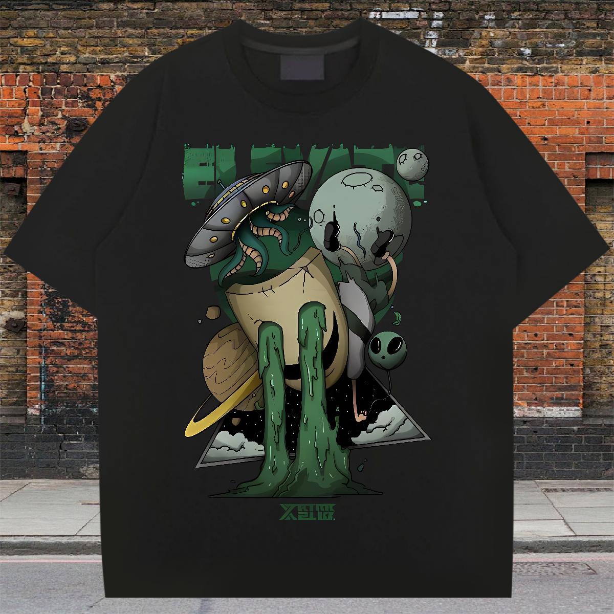 Loose Fit Tshirts Breathable Short Sleeve Daily Wear Men T Shirts Floral Print Fashion New Polos