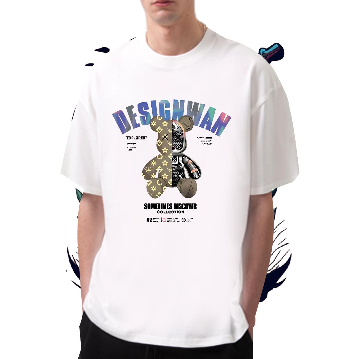 Fashion Casual Mens T Shirts Cotton Breathable Short Sleeve Home Outdoor Tshirts Oversized Wholesale Polos