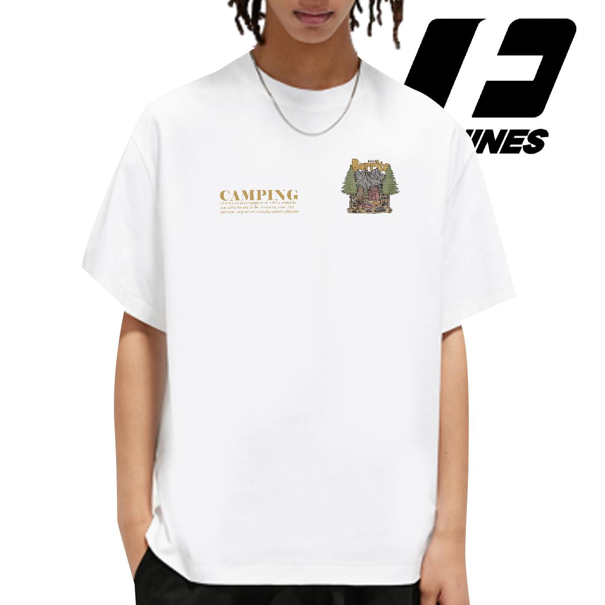 High Quality Men T Shirts Street Breathable Crew Neck Cotton Men Tees Fashion Casual DIY Anime Clothes