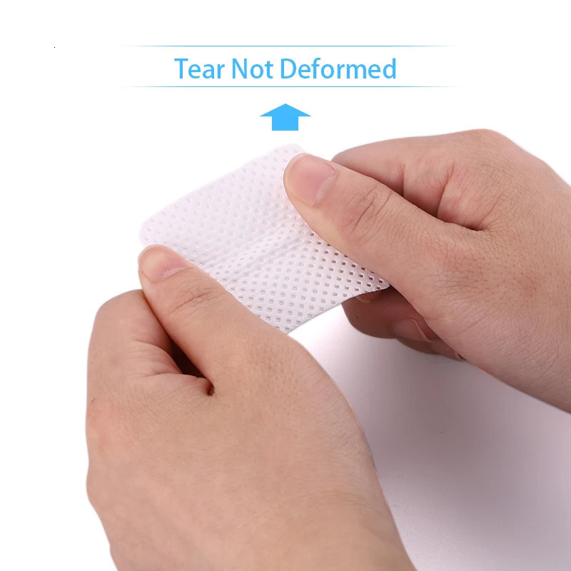 Non woven fabric nail polish removing cotton wet towel UV gel tip r cleaning paper pad nail polish art cleaning treatment tool 240705