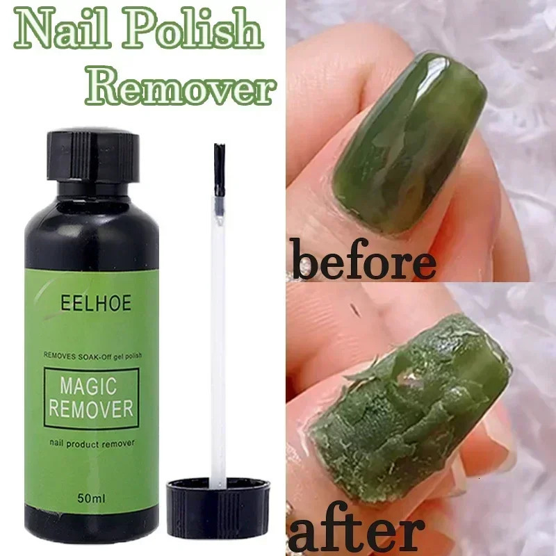 3-minute magic quick removal of gel nail polish harmless nail polish acrylic semi anent varnish cleaning and polishing 240705