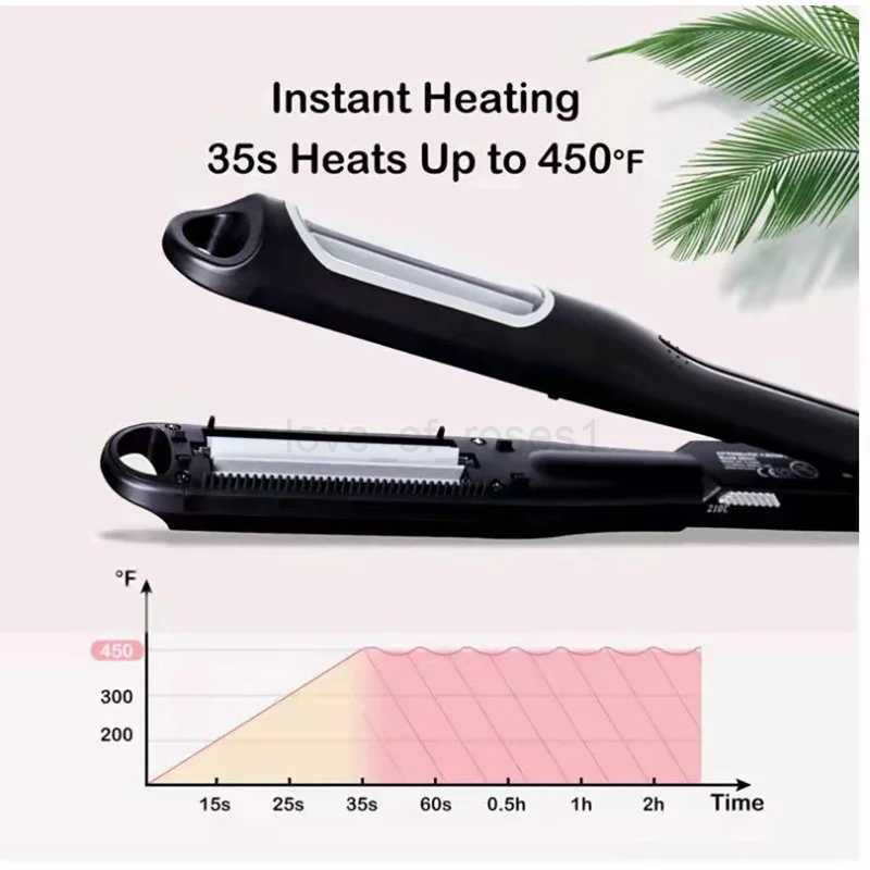 Corrugation Flat Iron Automatic Hair Curler Curling Irons Professional Curly Iron Tongs Hair Waver Curlers hairdressing productsZ240707