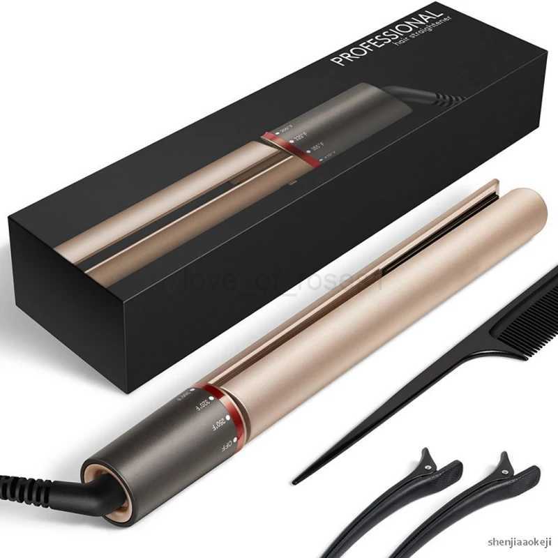 Professional hair straightener Curling Irons 2 in 1 hair Electric Hair Straightening Irons wet and dry hair style machineM240709