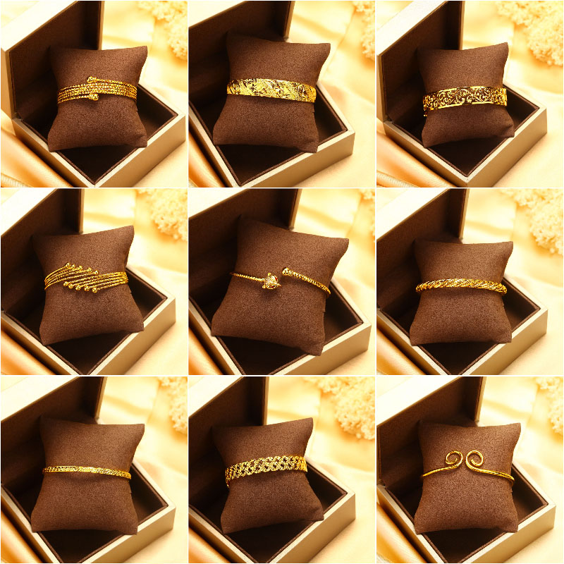 bangles luxury bracelet Dubai bracelet designer jewlery designer for women 24K Gold Plated African bracelets cuban link bracelet brand jewlery mom bracelet gift