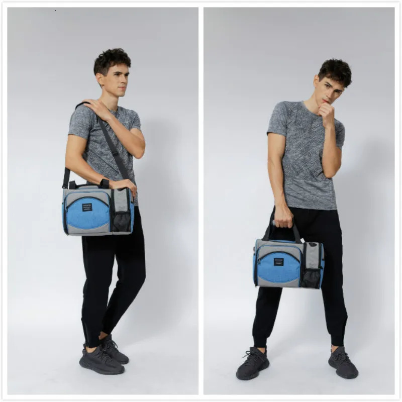 DENUONISS Waterproof Picnic Bag Insulation Portable Fabric Heat Cooler Bag Large Capacity Storage Mens Beer and Wine Bag 240704bj