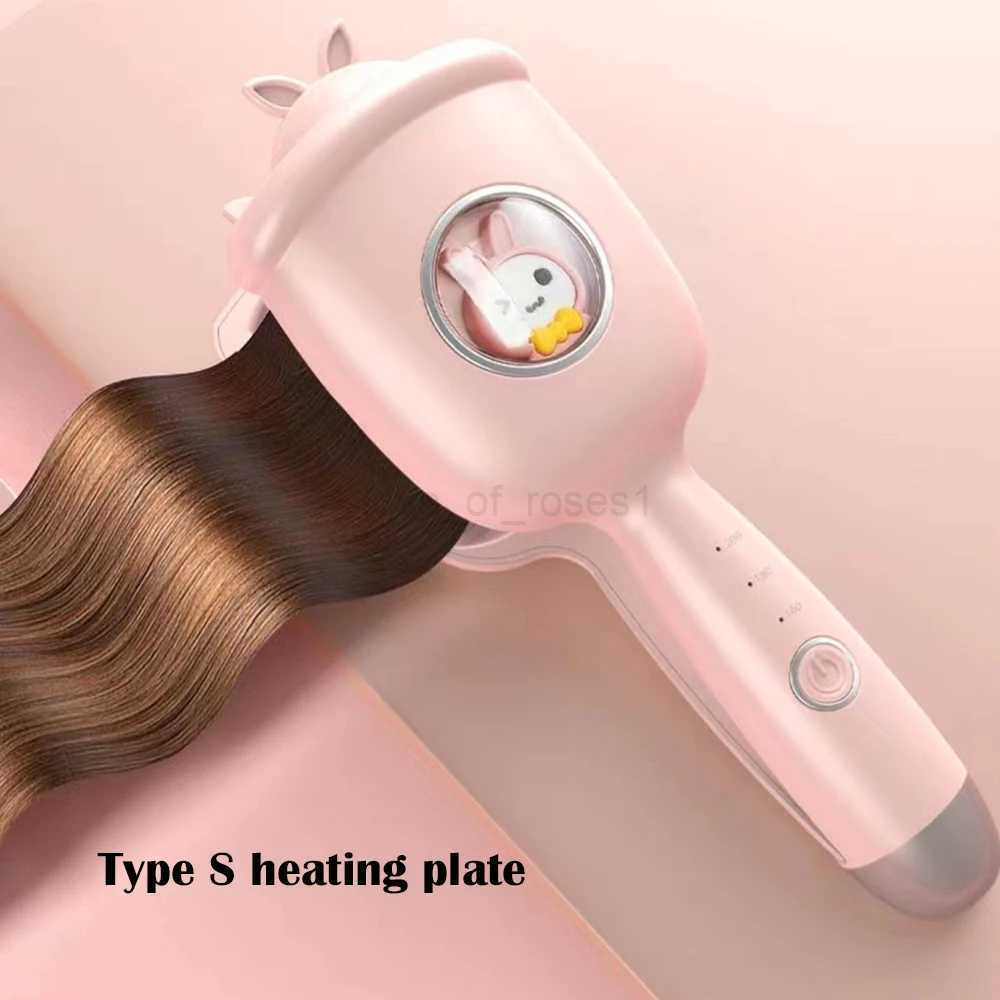 New 32mm Wavy Hair Curlers Curling Iron Wave Volumizing Hair Lasting Styling Tools Roll Head Waver Styler WandZ240707