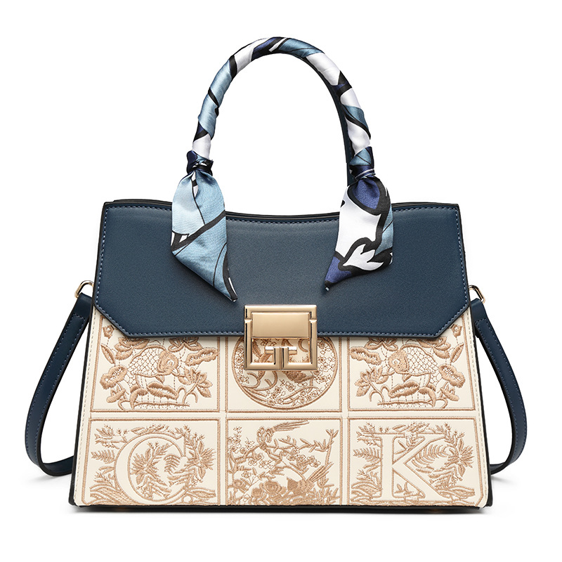 European and American retro high-quality bride red wedding bag mother's tote bag new versatile crossbody bag large capacity mother-in-law handbag