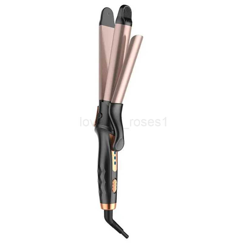 2 in 1 Hair Straightener And Curler Twist Straightening Curling Iron Professional Negative Ion Fast Heating StylingM240709