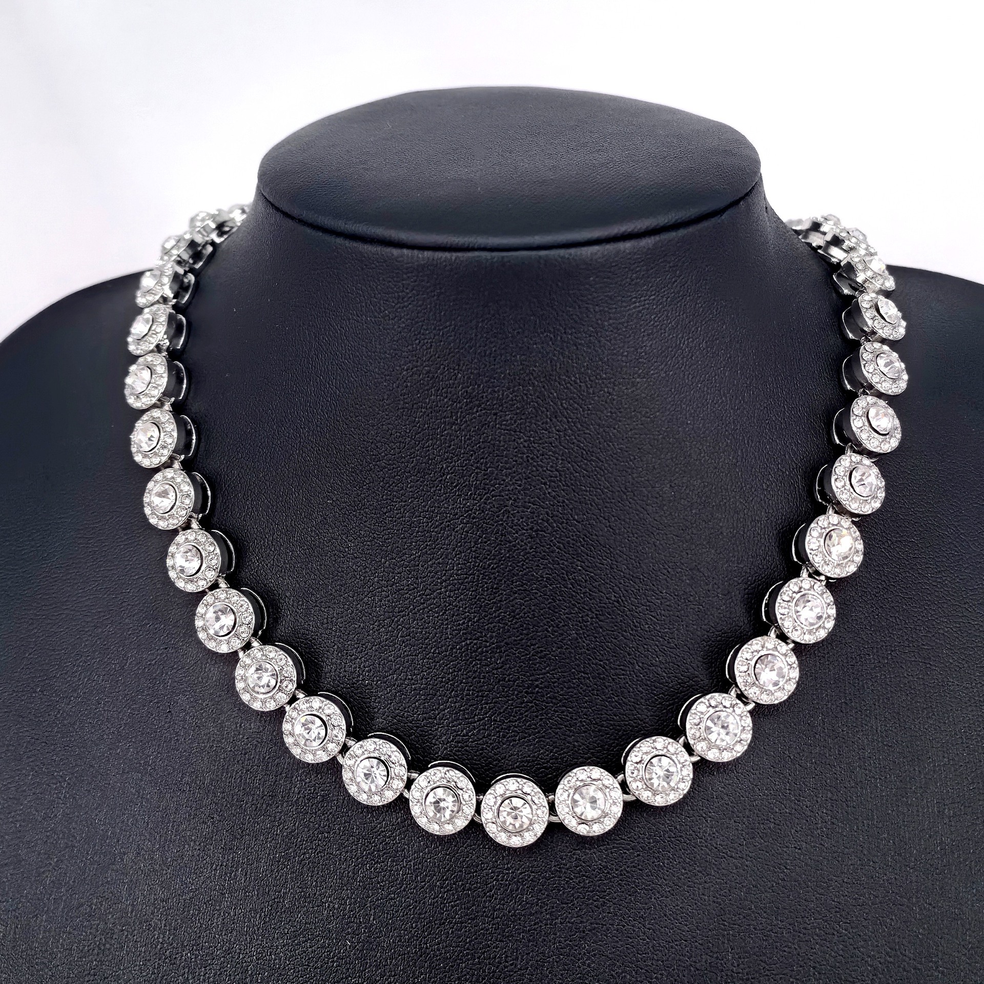 Luxury woman angelic moissanite bracelet modern fashion diamond designer jewellery plated silver necklace classical good quality zl212 H4