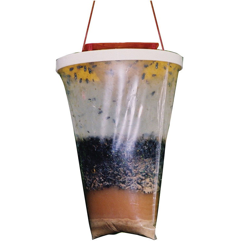 LNDF Garden Outdoor Farm Disposable Hanging Bait Fly Control Bags Flying Insect Catcher Trap Insect Control Flies Killer